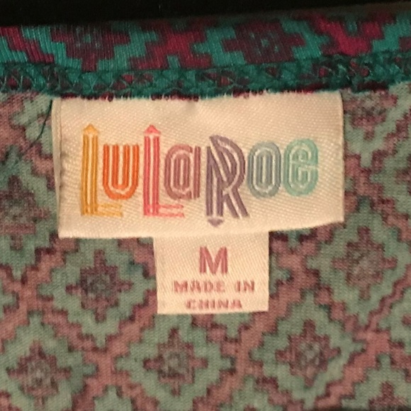 NWT LuLaRoe Julia Dress M Medium Diamond Pattern - Picture 2 of 5